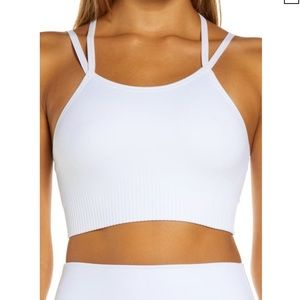 zella lotus double strap workout top